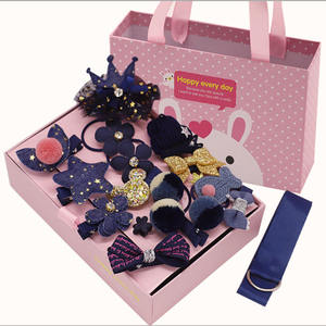 18Pcs Headwear Hanno Regolato I Capretti Del Bambino Archi Clip di Capelli Corona per le Ragazze Barrettes Fasce Elastiche Dei Capelli Del Bambino Accessori Dei Capelli della ragazza contenitore di regalo - Product Image 2