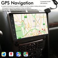 Reproductor Multimedia de Video para Auto con Pantalla OLED de 8G y 128GB, para Peugeot 407 2004-2010, Android 12, Navegación GPS Táctil, CarPlay, USB