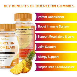 Label pribadi Vegan <span class=keywords><strong>Quercetin</strong></span> <span class=keywords><strong>Bromelain</strong></span> Gummies seng Elderberry Again Boostokra - Product Image 5