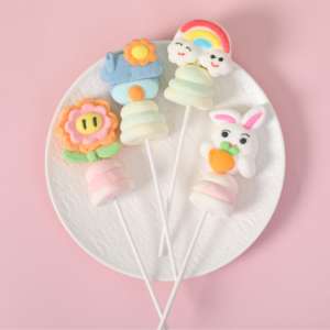 Bonbons en forme d'animaux mignons et bon marché : lapin, arc-en-ciel, tournesol, poussin, lion, licorne, sucette, guimauve - Product Image 1