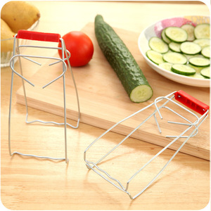 Kitchen plate and bowl <b>clip</b>, stainless steel multi-purpose pot and bowl <b>clip</b>, heat-insulating and anti-scalding plate and bowl - Product Image 1