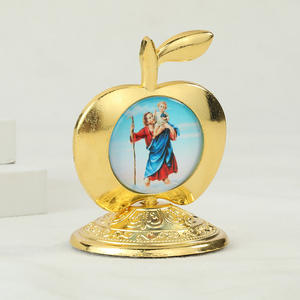 Decoraciones Religiosas Retro con Tema Católico, Ovaladas de María y Ángel, Adornos para el Hogar, Oficina, Manualidades - Product Image 6