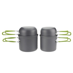 <span class=keywords><strong>Set</strong></span> di pentole da campeggio per esterni pieghevoli portatili per 2 persone - Product Image 3