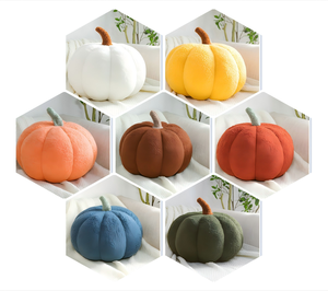 Almohada de Peluche con Forma de <span class=keywords><strong>Calabaza</strong></span>, Rellena de Algodón PP Suave, Diseño Personalizable, 35-55cm, Regalo Divertido y Adorable para Niños - Product Image 6