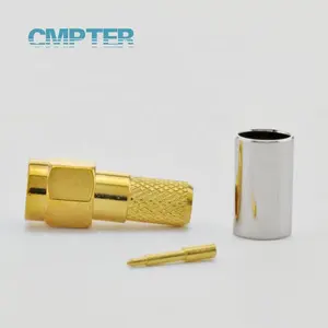 SMA Male Crimp LMR240 Cable Rf Coaxial Connectors