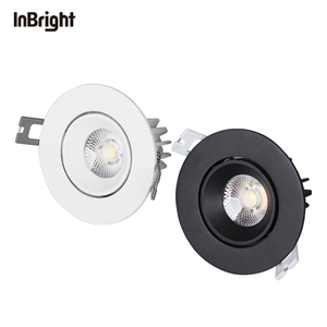 Trắng Đen hốc dẫn xuống ánh sáng điều chỉnh IP65 không thấm nước chống chói 8W COB Downlight - Product Image 2