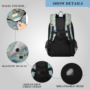 New Fashion Wholesale Large Capacity Custom Cartoon Anti Theft <b>Clear</b> Travel Hiking Computer <b>Backpack</b> - Product Image 3