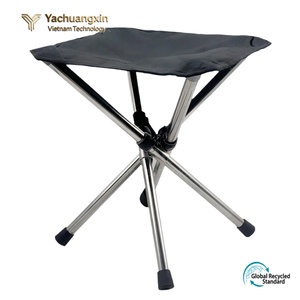 Foldable Aluminum Camping <b>Stool</b> With Carrying Bag Outdoor <b>Portable</b> Chair All Seasons Use - Product Image 5