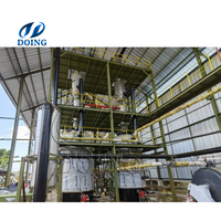 Machine de distillation de production de diesel et purificateur d'huile usagée DOING DY-D pour moteurs, capacité 0,1-14 TPD