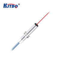 Capteur photoélectrique laser à réflexion diffuse KJT M5 IP67 ultra compact NPN PNP NO NC 10-30V 100mm, interrupteur utilisé sur machine, vente chaude
