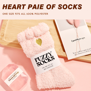 Nuevo Diseño 2025, Set de Regalo Rosa para Recién Nacidos, <span class=keywords><strong>Calcetines</strong></span> de Lana de Lujo, Velas, Paquete de Regalo para el Día de la Madre, Cumpleaños, Venta al por Mayor - Product Image 4