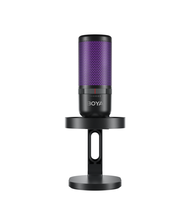 Microphone à condensateur BOYA K3, bras de support pour diffusion en direct, contrôle du volume, du gain et du micro, réduction du bruit par logiciel