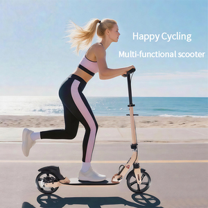 Meilleure vente de <span class=keywords><strong>scooter</strong></span> à roues en PU rose de 200mm pour <span class=keywords><strong>fille</strong></span>, facile à transporter - Product Image 3