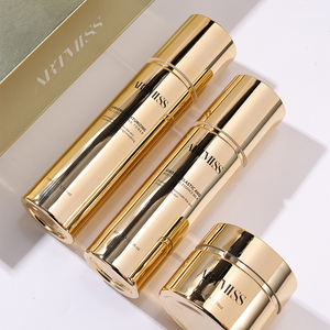 Ensemble <span class=keywords><strong>trio</strong></span> anti-âge en gros, crème à l'acide hyaluronique doré et sérum au ginseng, hydratant pour le visage, soin de nuit - Product Image 2