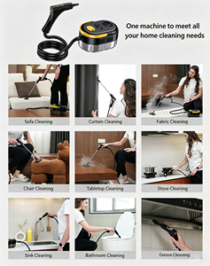 <span class=keywords><strong>Nettoyeur</strong></span> <span class=keywords><strong>Vapeur</strong></span> Puissant 1500W <span class=keywords><strong>à</strong></span> Télécommande et Contrôle Manuel, Nettoyage en Profondeur <span class=keywords><strong>pour</strong></span> Toutes Surfaces Domestiques - Product Image 5