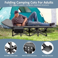 Lit pliant pour adultes, portable, camping, maison, bureau, voyage