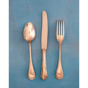 Ensemble de couverts Mirellas de haute qualité, style français début du XXe siècle, 12 pièces, vaisselle en plastique de luxe pour restaurants, hôtels et fêtes - Product Image 1