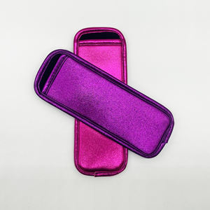 Nouveaux supports à glace réutilisables en néoprène à paillettes - Product Image 5