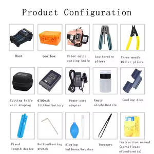 เครื่องเชื่อมใยแก้วนำแสงอัตโนมัติเต็มรูปแบบ A-3 K3S เครื่องเชื่อมแบบร้อนความแม่นยำสูงสำหรับเครือข่าย FTTH - Product Image 5