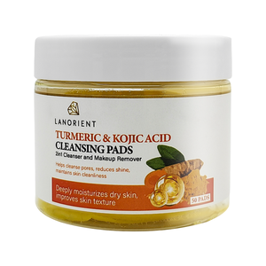 Desmaquillador de hoja de algodón de <span class=keywords><strong>limpieza</strong></span> <span class=keywords><strong>Facial</strong></span> de cúrcuma orgánica <span class=keywords><strong>coreana</strong></span> para <span class=keywords><strong>limpieza</strong></span> profunda, eliminación de manchas oscuras, producto para el cuidado de la piel - Product Image 1