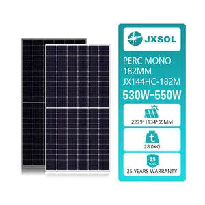 Tốt nhất perovskite bảng điều khiển năng lượng mặt trời phụ kiện quang điện 525W 530W 540W 545W 550W Bảng điều khiển năng lượng mặt trời cho nhà tấm quang điện 550W