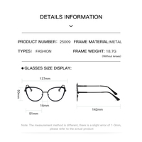 Lunettes photochromiques Lunettes œil de chat Lunettes optiques en métal tendance Cadre de lunettes d'ordinateur Vente en gros Lunettes pour femmes Lunettes