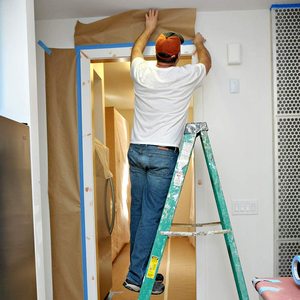 Car Auto Spraying Painting Brown <strong>Masking</strong> Film Pre Kraft <strong>Paper</strong> for Automotive - Product Image 2