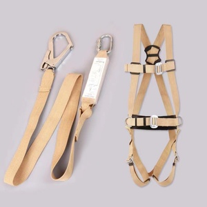 เข็มขัดนิรภัยแบบเต็มตัวพร้อมสายรัดป้องกันการตกพร้อมหัวเข็มขัด - Product Image 1