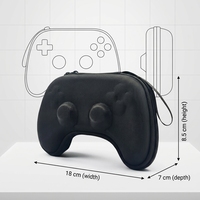 Étui portable fin en EVA pour manette PS5 DualSense, housse de protection rigide légère, étanche et antichoc