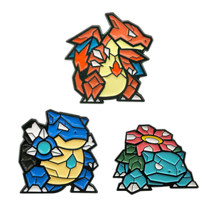 3 Nouveaux Designs Broches en Alliage de Haute Qualité Thème Monstres du Monde Fantastique Anime, Trio de Débutants, Décoration de Sac à Dos - Product Image 1