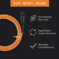 Capteur de fuite d'eau fiable 2 cœurs avec alarme stroboscopique réseau TCP, compatible Tuya Smart, câble de détection de fuite d'eau pour centre de données