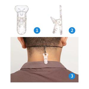 Cordon anti-perte unilatéral BTE avec clip de protection pour aides auditives – Attache de sécurité pour oreilles et aides auditives - Product Image 5