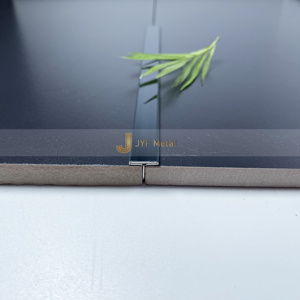 M166 Black Metal Angle Trim Stainless Steel <b>Tile</b> Trim Furniture Decorative Mirror Strip <b>Corner</b> Profile Apartment Durable - Product Image 4