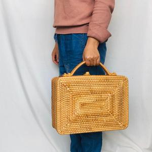 De moda de mimbre maleta - Product Image 2