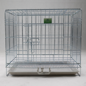 Fabrika toptan sıcak satış çoklu boyutları köpek kafesi evcil hayvan kulubesi Metal katlanabilir kapatılabilir muhafaza Mesh evcil hayvan sandığı - Product Image 3