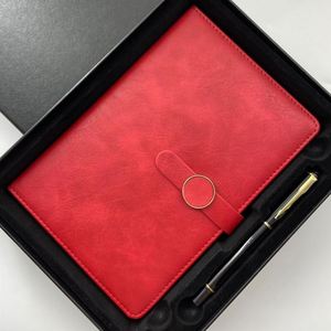 Set de Regalo Empresarial Personalizado con Logotipo, Libreta de Cuero PU con Cierre, Bolígrafo, Agenda, Diario A5, Cuaderno de Tapa Dura - Product Image 3