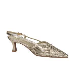Xti Donna Slingback 145301 Talon doré 6 cm Taille 38 Escarpins - Product Image 2