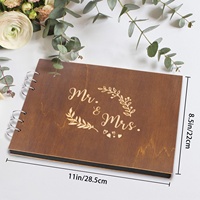 Mr & Mrs Holz Hochzeit Gästebuch Hochzeits buch Erinnerungen Sammelalbum