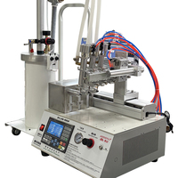 Machine de réparation de pneus à 3 têtes avec réservoir de 2,6 L pour la distribution automatique de colle et de fil de caoutchouc – Équipement de réparation de crevaisons de pneus