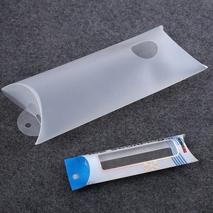 Custom shape pillow boxes for gift packing Wholesale frosted PVC packaging box