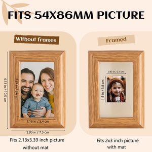 Wholesale Cute Mini MDF Wood Square Table <b>Picture</b> <b>Frame</b> <b>Small</b> Cute Decorative Kids Baby Dog Couple Card Photo Gift - Product Image 5