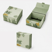 Boîte cadeau pliable personnalisée pour cosmétiques et huiles essentielles, en carton couché recyclable, emballage de marque en gros pour marchandises