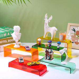 Colorful Clear Acrylic <strong>Display</strong> <strong>Risers</strong> Jewelry <strong>Display</strong> Buffet Acrylic <strong>Display</strong> <strong>Riser</strong> for Action Loose Figures - Product Image 4