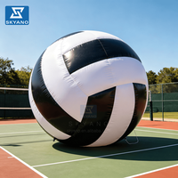 Modèle géant gonflable de volley-ball pour événements sportifs, modèle publicitaire gonflable de volley-ball