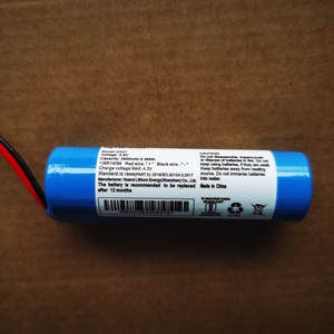 סוללות גליליות 18650 במצב מוצק 3.6V סיטונאי, מארז סוללות 1S1P עם BMS, מאושר CE לכלי עבודה, מברשות שיניים ומכשירים ניידים - Product Image 4