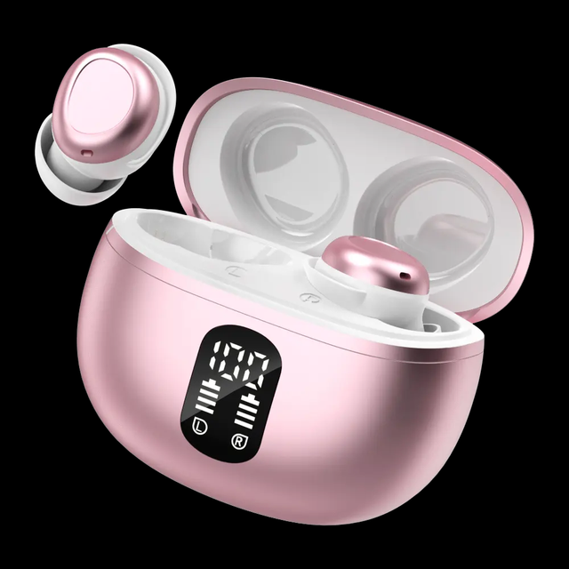 SK19 In-Ear True Wireless Noise-Canceling Ultra-Small Mini Wireless Charging Binaural Sleep Headphones