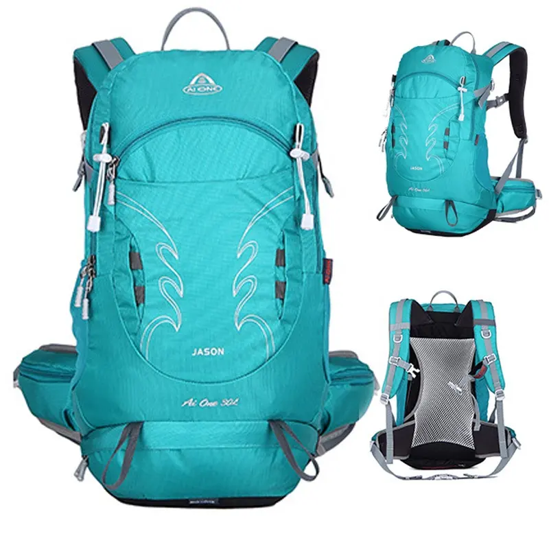 2022 Factory Hot Sale Outdoor Sports Bag Strong Climbing Hiking Backpacks Leisure Camping Rucksacks Women's Travel Backpacks