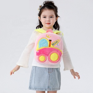 3D cartoon peluche zaini per bambini zaino per scuola materna borse per la scuola zaini per auto per bambini toddler boys girls bags - Product Image 1
