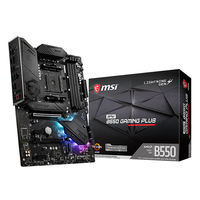 MSI MPG B550游戏加游戏主板的新主板，库存有AMD Ryzen R5 5600X和R7 5800X中央处理器组合