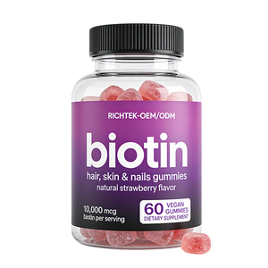 Integratore Alimentare Multivitaminico per <span class=keywords><strong>Capelli</strong></span>, <span class=keywords><strong>Unghie</strong></span> <span class=keywords><strong>e</strong></span> Pelle con Biotina, Etichetta Privata OEM, Caramelle Gommose alla Biotina - Product Image 6